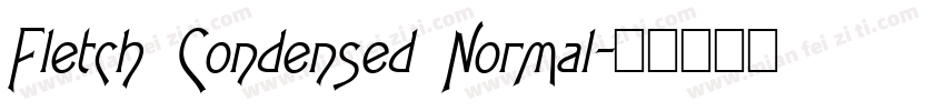 Fletch Condensed Normal字体转换